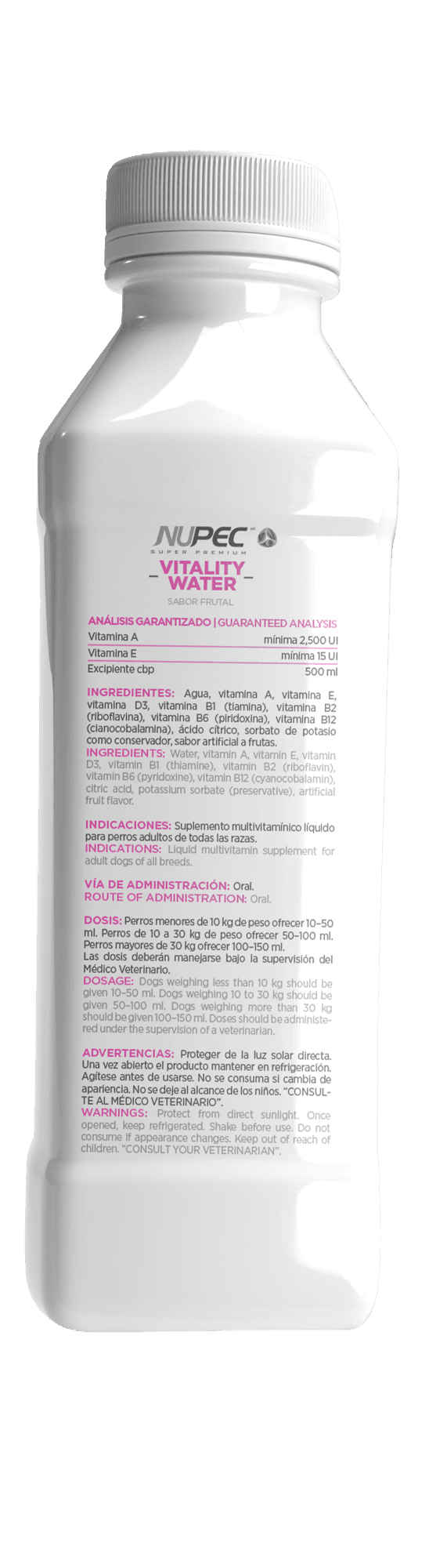 Vitality Water Frutal Back