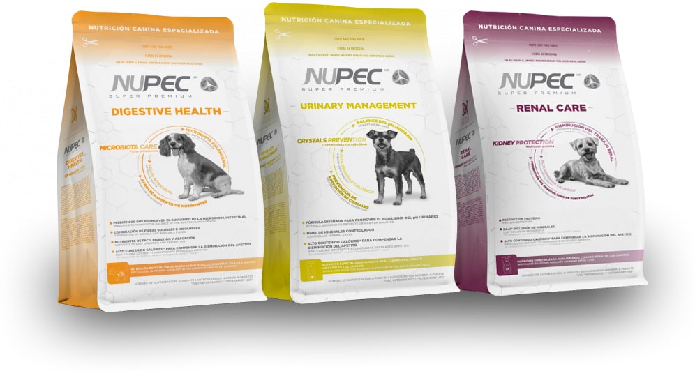 Conoce los nuevos productos de nutrición especializada NUPEC Canino