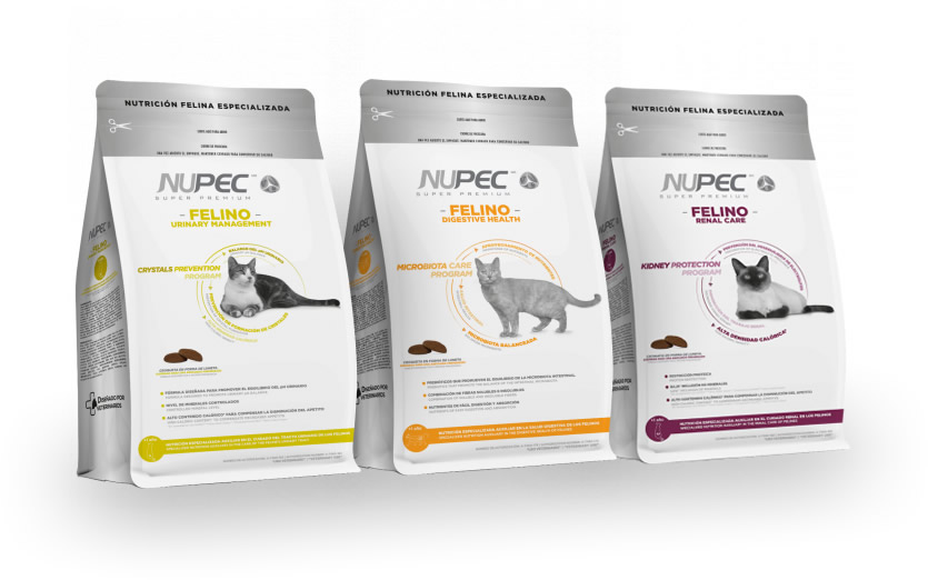 Conoce los nuevos productos de nutrición especializada NUPEC Felino